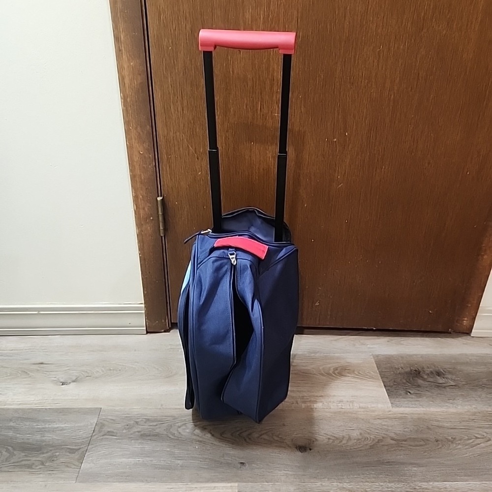 Jumping Beans Roller With Pull Out Handle Luggage‎ Bowling Bag Zipper Closure - Picture 10 of 10